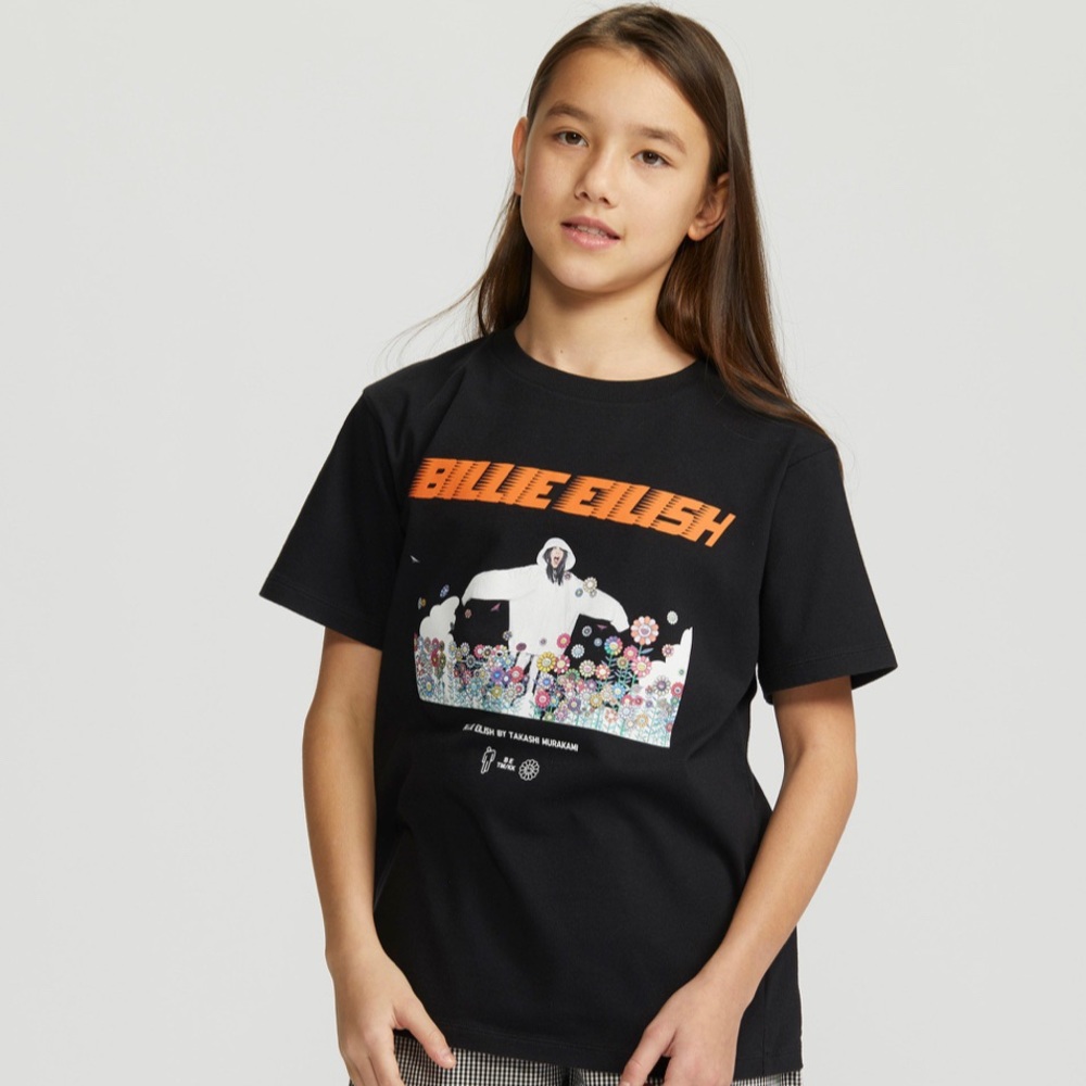 Uniqlo Kids Billie Eilish by Takashi Murakami Tee - NWT